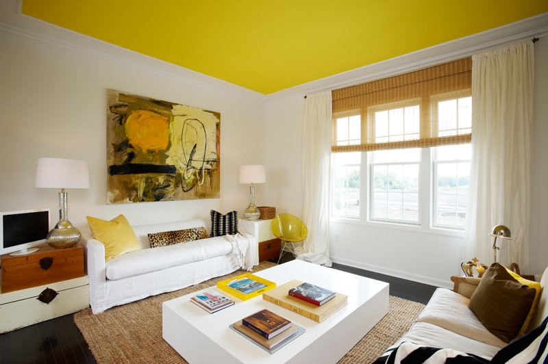 Ceiling-color The fifth wall - Interior design ideas