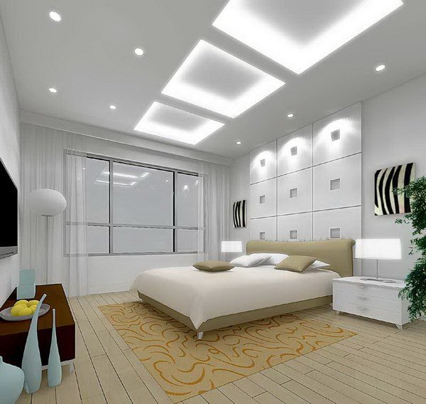 Modern-Bedroom-Design-Lighting-Ideas The New Brilliant Interior design Idea
