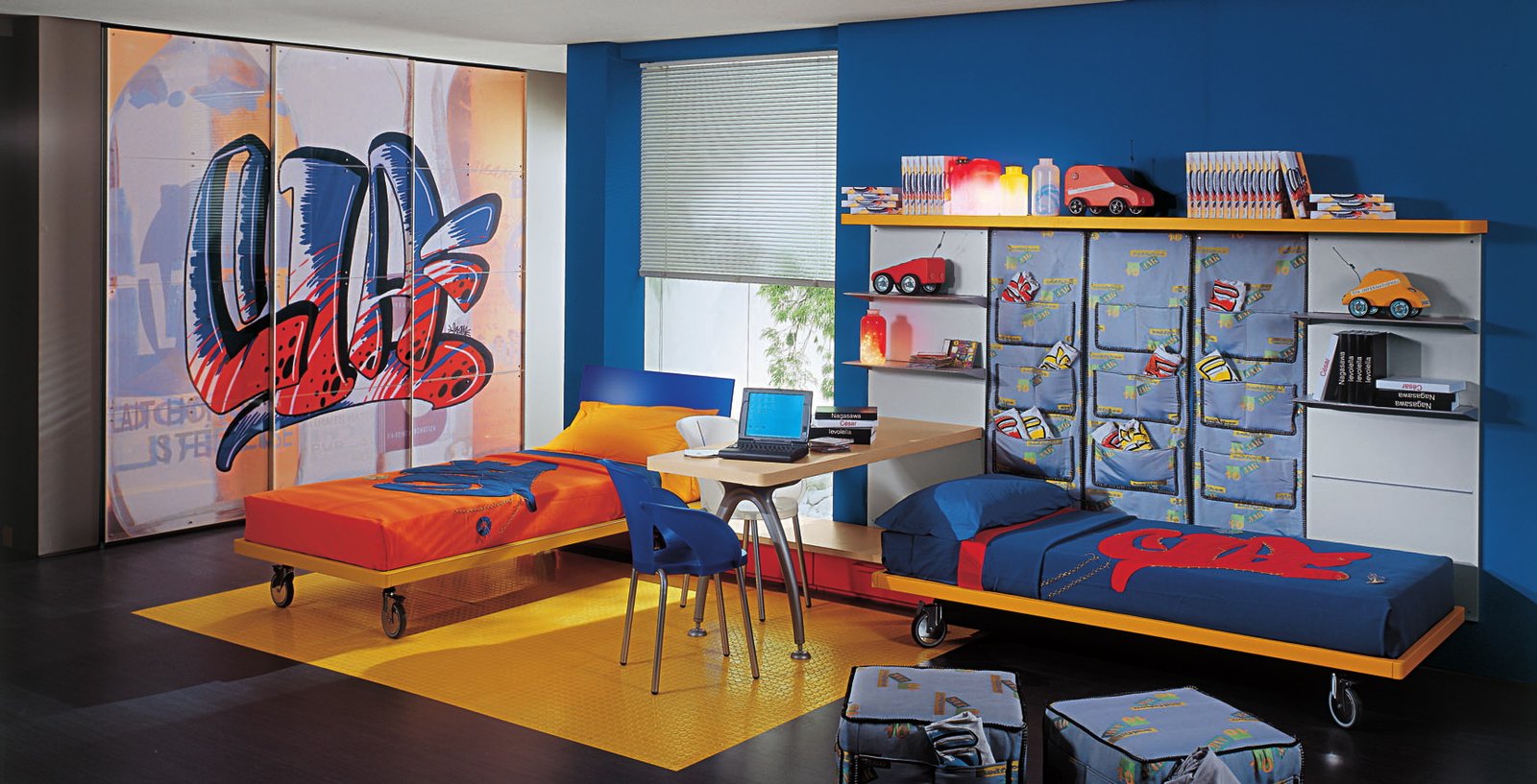 blue-teen-bedroom-decoration-idea blue teen bedroom decoration idea