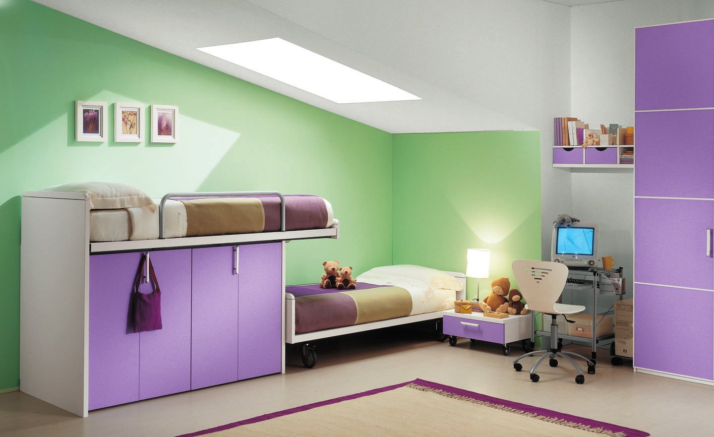 green-and-purple-teen-bedroom green and purple teen bedroom