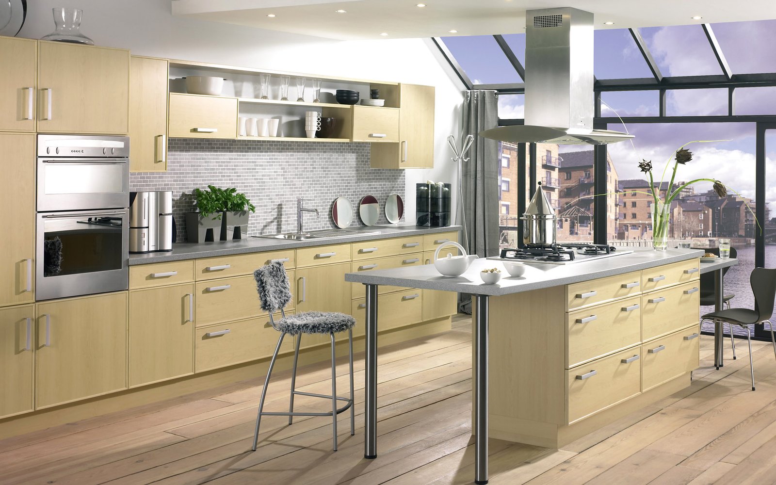 modern-kitchen-with-natural-lighting modern kitchen with natural lighting