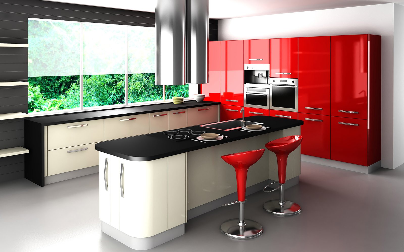 red-cabinets-kitchen-design-ideas red cabinets kitchen design ideas