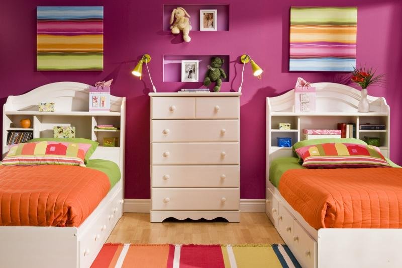 twin-kids-bedroom-set-furniture Planning Your Kid’s Room Interior