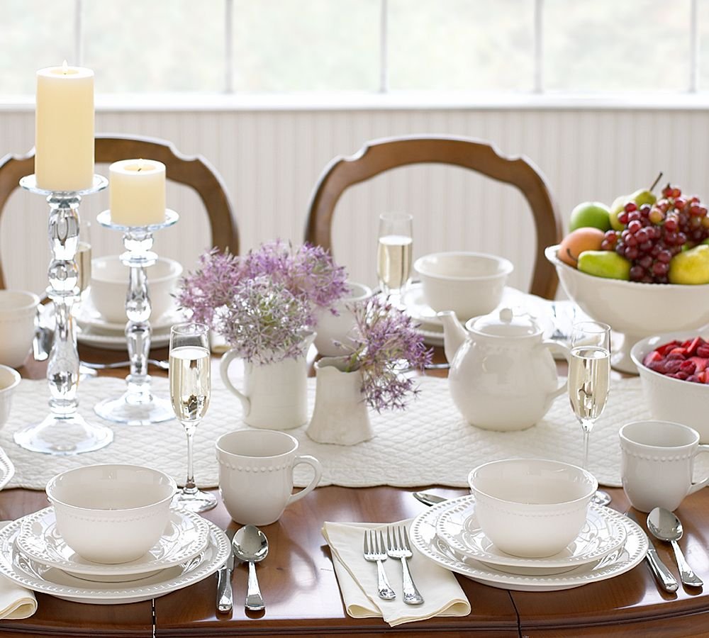 white-dinnerware Choosing the right tableware