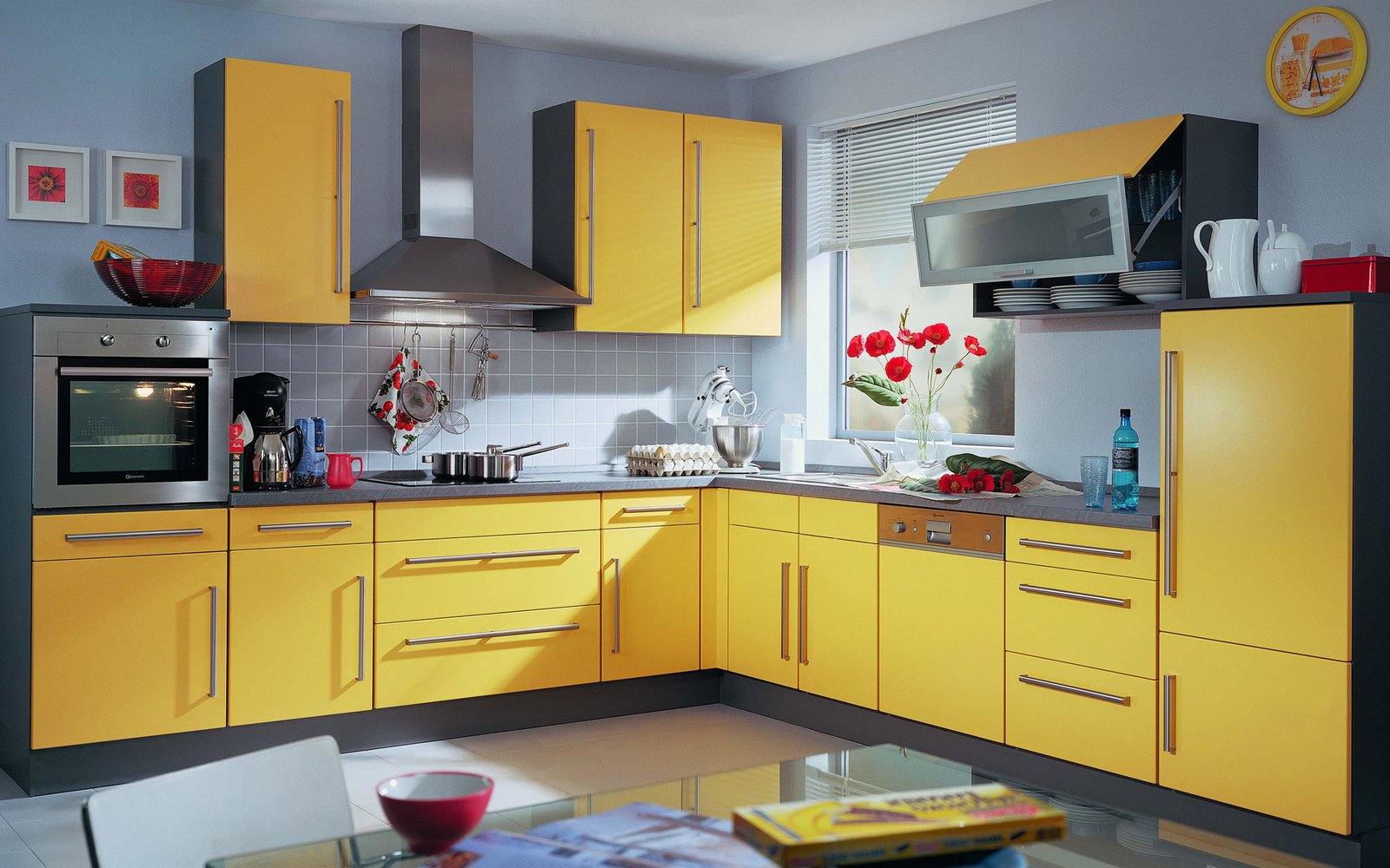 yellow-kitchen-design yellow kitchen design
