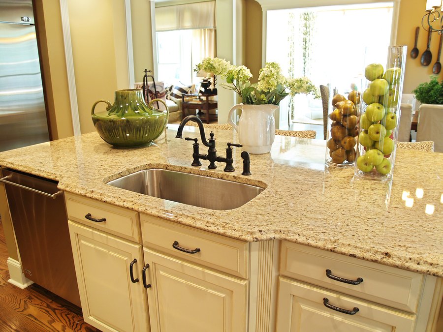 Different-levels-in-granite-worktops Review of Granite Kitchen Worktops