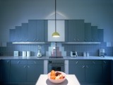 blue kitchen design