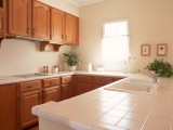 marble top kitchen interior