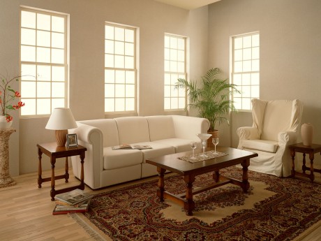 Beige Living Room Concept