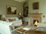 Living Room with Fireplace