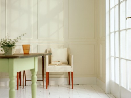 White Simple Home Interior