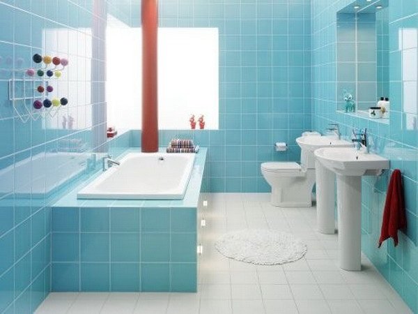 Modern-Small-Bathroom-Interior-Decoration Decorating ideas for small bathrooms