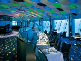 blue green hotel interior