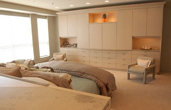 master-bedroom-wardrobes-idea Decoration of master bedroom