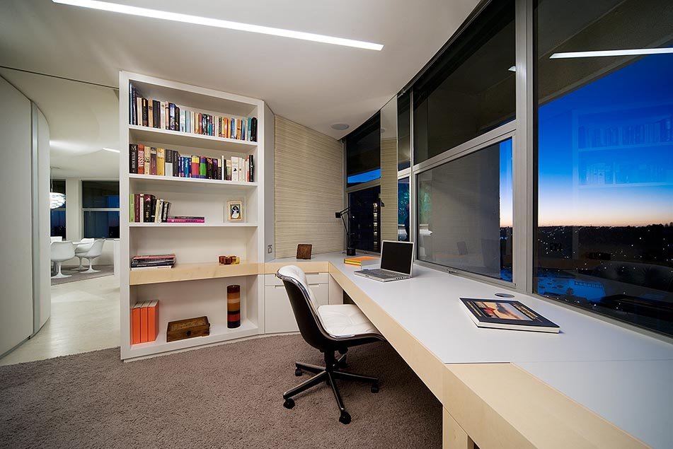 revolving-chair-in-home-office Home Office Inspiration Ideas