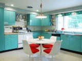 Blue Kitchen Design Interior