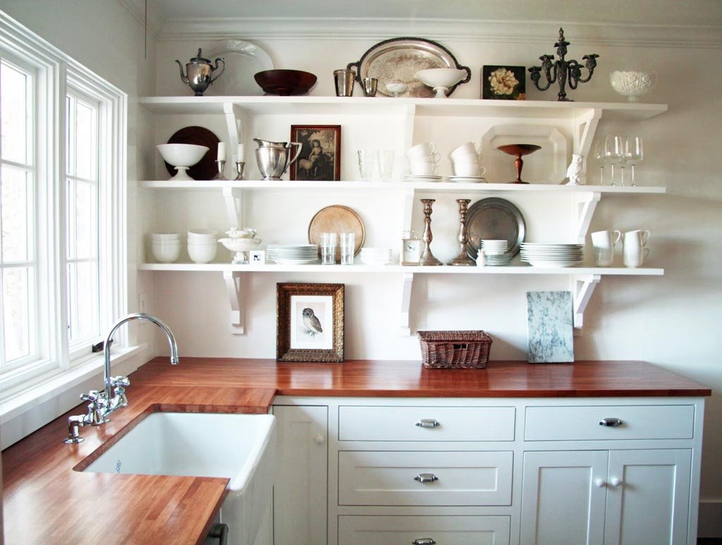 small-open-Kitchen-Shelving-Ideas Kitchen Shelving Ideas