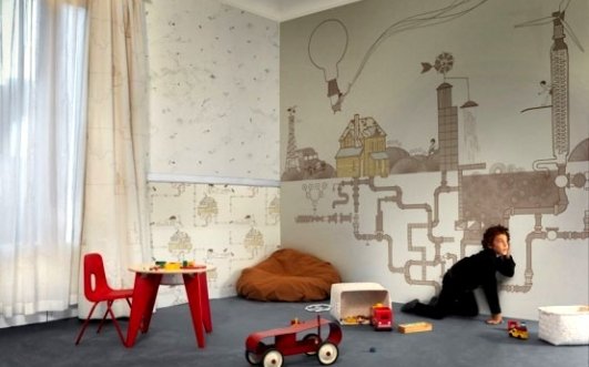 boy-bedroom-wallpaper Bedroom wallpapers Inspirations