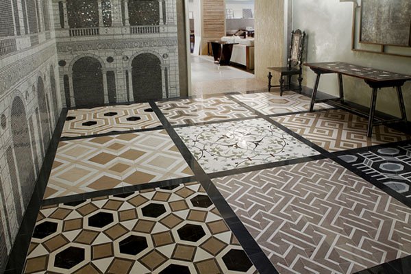 mosaic-designs Best tiles for kitchen floor