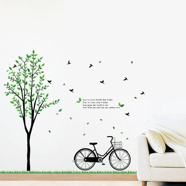 tree-with-birds-and-some-saying-living-room-wallpaper Living room wallpaper ideas