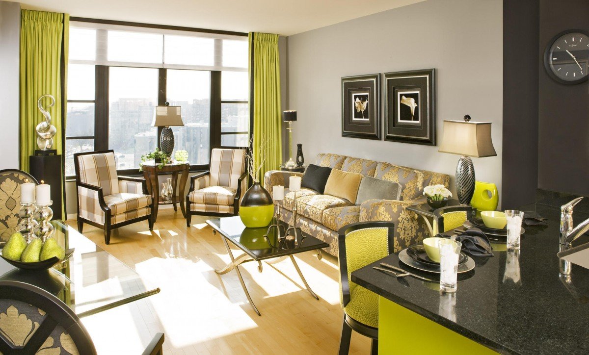 lime-green-living-room Lime green living room
