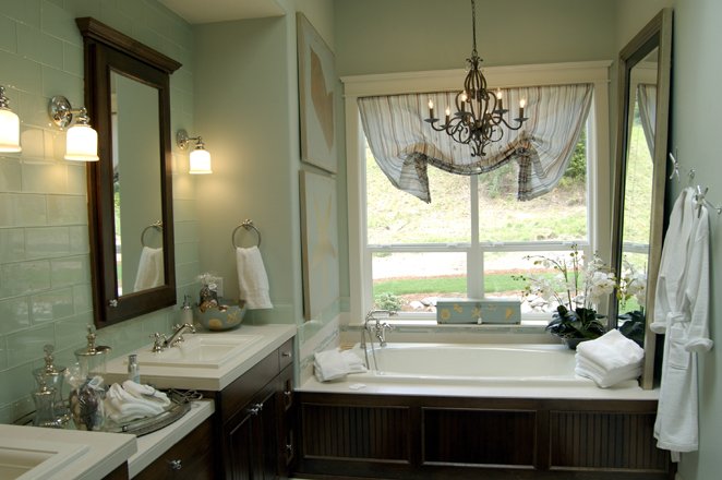 bathroom-green How to design stylish spa bathroom