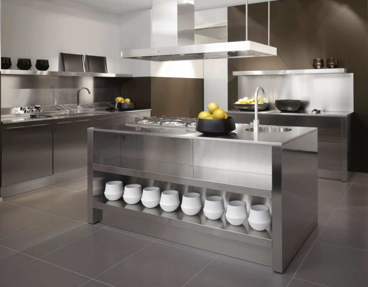 tainless-steel-kitchen-island-along-with-retro-steel-kitchen-cabinet-and-stainless-steel-kitchen-counter-beautiful-kitchen-design-ideas-using-retro-steel-kit Kitchen Cabinets for your modern home