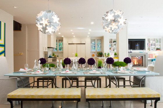 Large-Glass-Table-in-Contemporary-Dining-Room How to style your table?