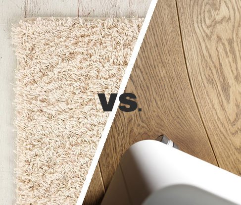 carpet-vs-hardwood Hardwood versus carpeting- Which flooring is the best for your home