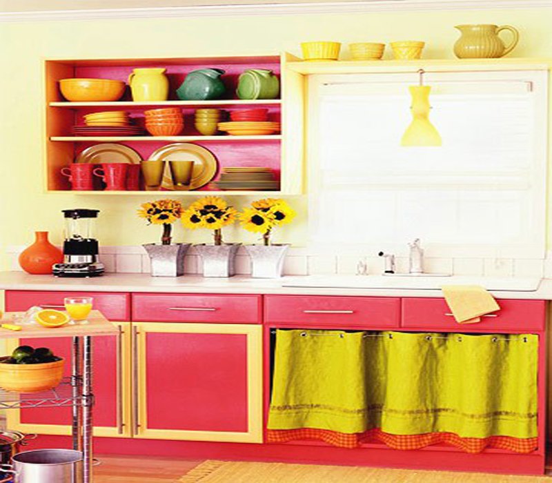 amazing-bright-kitchen-ideas How to store kitchen utensils in small space?