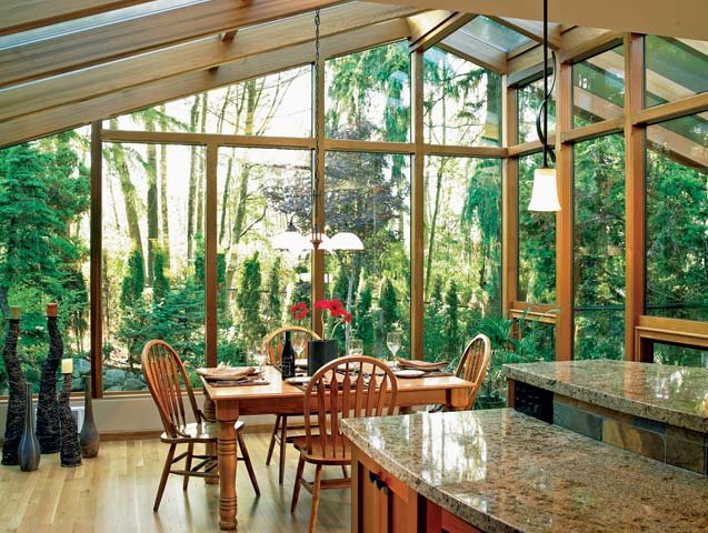 log-home-sun-room-dc How to design sun room in your home?