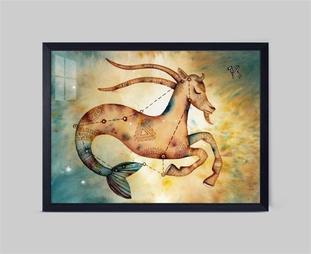 Fashion-Abstract-Capricorn-Modern-canvas-printing-home-decor-art-canvas-wall-picture-for-living-bed-room Decorating your home according to zodiac sign