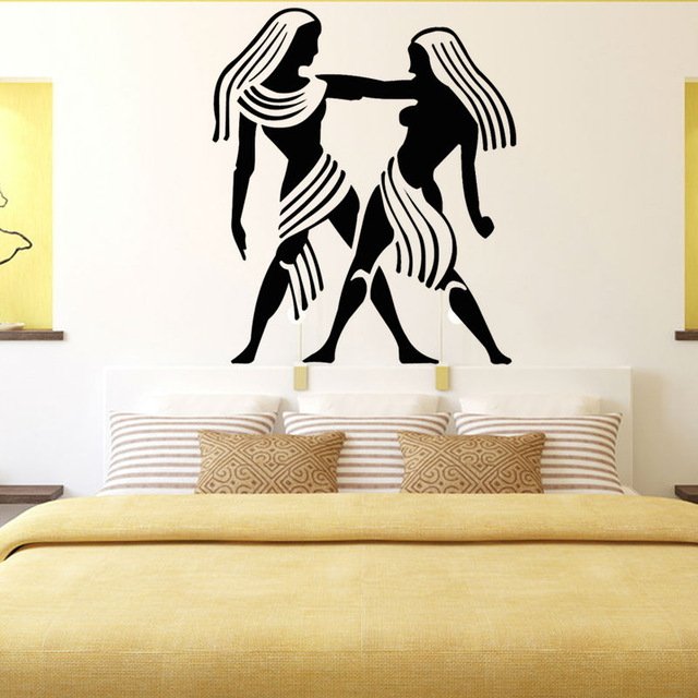Living-Room-Decoration-Gemini-Zodiac-Wall-Sticker-PVC-Removable-Waterproof-Art-Wall-Decal.jpg_640x640 Decorating your home according to zodiac sign
